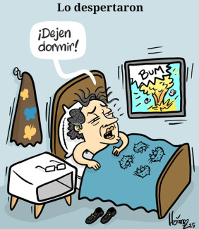 Caricatura 22 de agosto del 2025: Lo despertaron