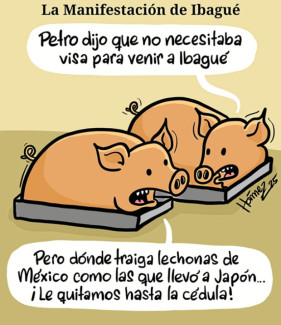 Caricatura 1 de octubre del 2025: La manifestación de Ibagué