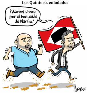 Caricatura 15 de octubre del 2025: Los Quintero, enlodados