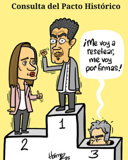 Caricatura 28 de octubre del 2025: Consulta del Pacto Histórico