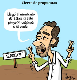 Caricatura 13 de noviembre del 2025: Cierre de propuestas en Aerocafé