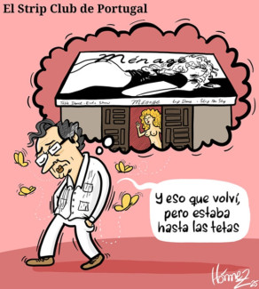 Caricatura 20 de noviembre del 2025: El Strip Club de Portugal
