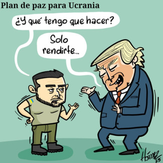 Caricatura 25 de noviembre del 2025: Plan de paz para Ucrania