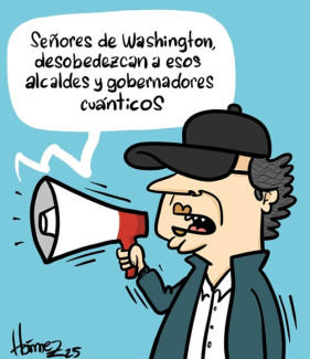 Caricatura 13 de diciembre del 2025: Alcaldes y gobernadores de visita en Washington
