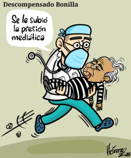 Caricatura 23 de diciembre del 2025: Descompensado Bonilla, exministro de Hacienda detenido de forma preventiva por escándalo de la UNGRDCARICATURA 23 de Diciembre 2024