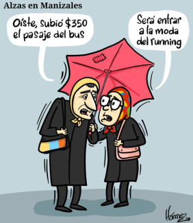 Caricatura 2 de enero del 2026: Alzas en Manizales