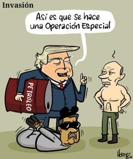 Caricatura 5 de enero del 2026: Invasión