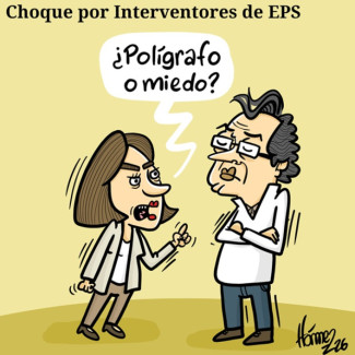 Caricatura 30 de enero del 2026: Choque por interventores de EPS
