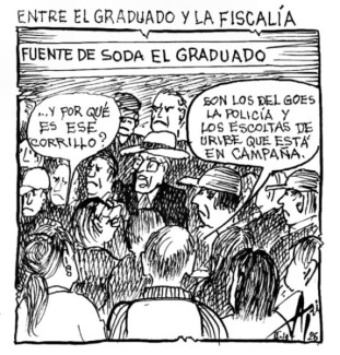 Caricatura 11 de febrero del 2026: Álvaro Uribe, entre El Graduado y la Fiscalía