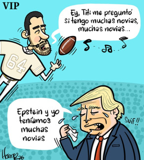 Caricatura 10 de febrero del 2026: VIP