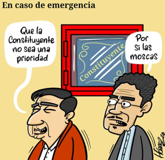 Caricatura 25 de marzo del 2026: Reforma constituyente, en caso de emergencia