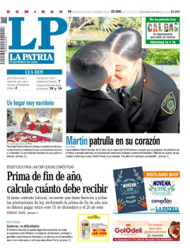 Portada 14 de diciembre del 2025