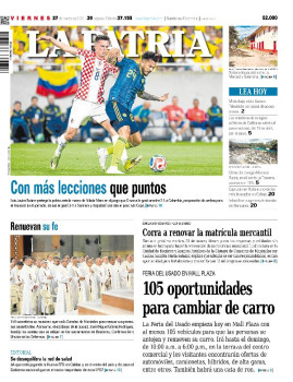 Portada 27 de marzo del 2026