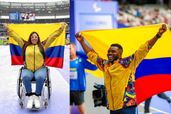 Destacada participación la que han tenido nuestros paratletas en los Juegos Paralímpicos París 2024. Ayer ganaron medallas de oro José Gregorio Lemos en lanzamiento de jabalina clase F38 y Erica María Castaño en lanzamiento de disco F55. Estos campeones paralímpicos se suman a una medalla de plata, la de Nelson Crispín 200 m natación. Carlos Daniel Serrano obtuvo el metal de bronce en natación 100 metros pecho SB8. 