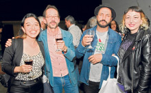 Marla Castellanos, Carlos Mario Uribe, Carlos Martínez y Valeria Zamora.