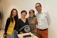 Samira Rosales, Adela María Ceballos, Gloria Patricia López y Julio César Gómez.