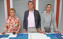Doralba López, Gildardo Torres y Cristina Rendón.