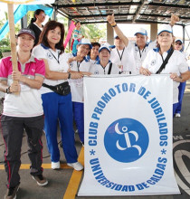 Representantes del Club Promotor de Jubilados de la Universidad de Caldas.