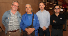 Pedro Felipe Hoyos, Germán Salazar, Diego Hurtado y Juan Carlos Marín.
