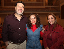 Cristian Naranjo, Carmenza Gallego y Ángela María Duque.