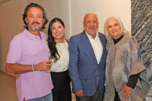 Juan Anibal Giraldo, Alejandra Saldarriaga, Jorge Alberto Echeverri y Adriana Gaviria.