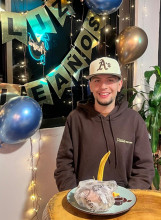 Juan José Gaviria disfrutó de una velada especial por sus 23 años, junto a sus más cercanos.