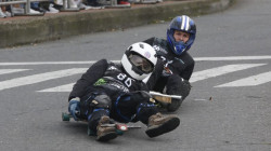 Carritos de balineras de la Feria: Marlon se desahoga en el street luge