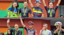 Diana Carolina Peñuela y Jhónatan Restrepo, los más veloces en el circuito de la Feria