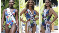 Haití, Venezuela y Polonia subieron la temperatura con sus cuerpazos en la salida en traje de baño