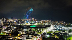 Los drones se robaron el show piromusical de la Feria de Manizales