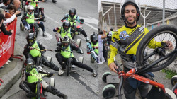 Viajó 6 mil kilómetros, desde Catamarca (Argentina) a Manizales, para competir en los carritos de balineras