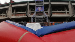 Menor que se accidentó en el Bag Jump de la Feria de Manizales se lesionó la columna