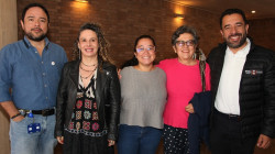 Óscar Ospina, Paula Londoño, Natalia Ríos, María Virginia Santander y Andrés Felipe Betancourth.