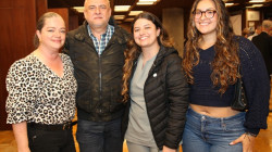 Cristina Giraldo, Jhon Salazar, María Antonia Salazar y Nicole Quintero.