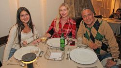 Compartieron una cena