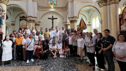 Despedida del padre Martín Ortega en la Basílica de Manzanares