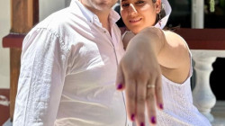 Los novios del día: la periodista Margarita Laverde Galvis y el músico Julián Andrés Arce Clavijo