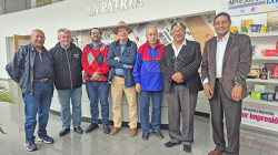 Reunión del Consejo de Redacción de Caldas con el director de LA PATRIA