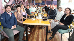 Almuerzo de despedida para el padre Luis Aurelio Castañeda Verano