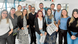 Equipo de comunicaciones de Chec, de visita en LA PATRIA