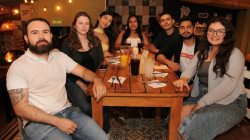 Cumpleaños de Valeria Solano Heredia y Gildardo Patiño Piedrahíta en el restaurante La Patatería