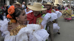La Noche del Fuego en Salamina tuvo su pregón con muestras artísticas