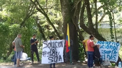 Supieños levantan bloqueo en el sector de El Palo, vía Manizales-Medellín 