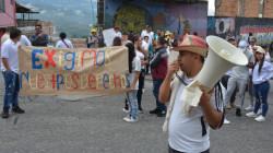 Protestaron contra la Alcaldía de Manizales por falta de mantenimiento de vías rurales