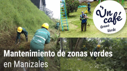 Un Café de grano verde, para hablar del mantenimiento de las zonas verdes en Manizales