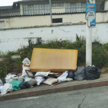 Indignados por la cantidad de basuras en Fátima