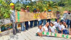Escuela rural de Manizales se favorece con arreglo de vía de la Chec 