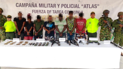 Detienen a 22 personas y rescatan 6  menores reclutados por disidentes