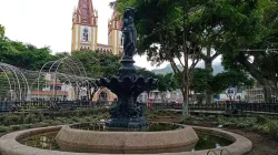 Le pusieron mano al Parque de Bolívar de Chinchiná
