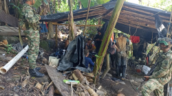 Policía captura a 13 personas dedicadas a la minería ilegal en Anserma (Caldas)